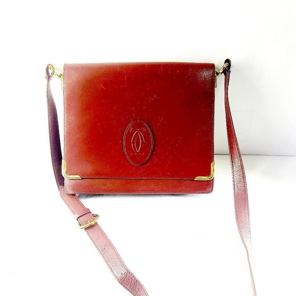 Cartier Leather Shoulder Bag